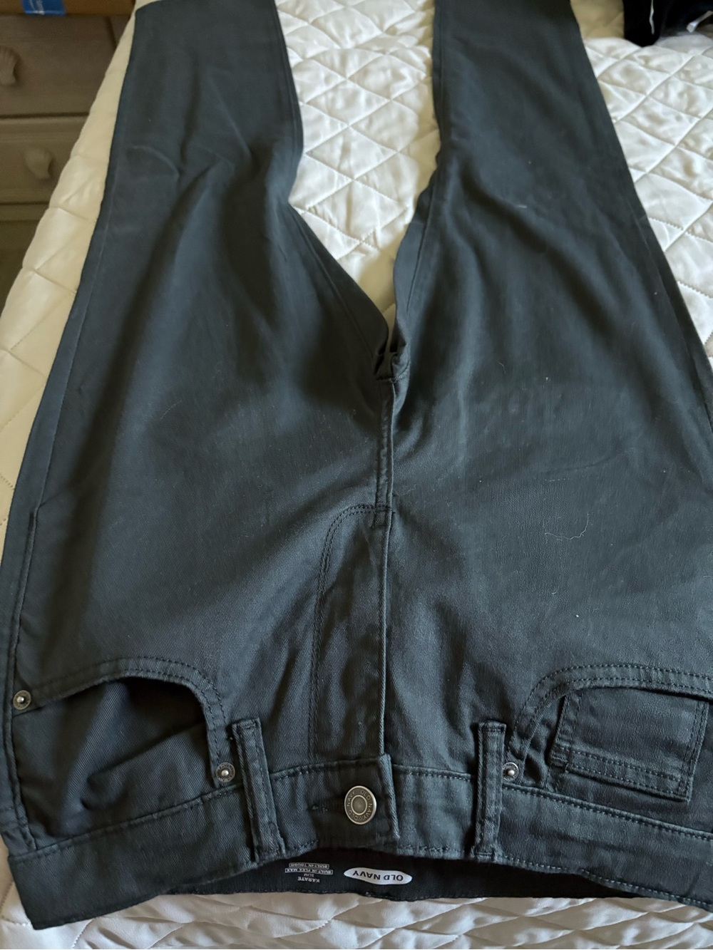 Old Navy Men’s Black Straight-Leg Chinos